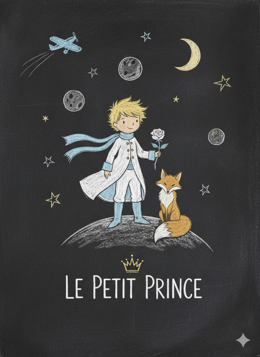 Обложка 小王子 (Маленький принц)